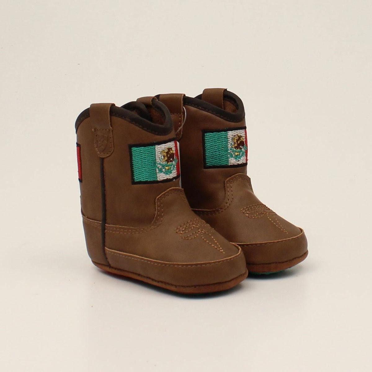 Ariat Lil' Stompers Mexican Flag Infant Cowboy Boots - Jackson's