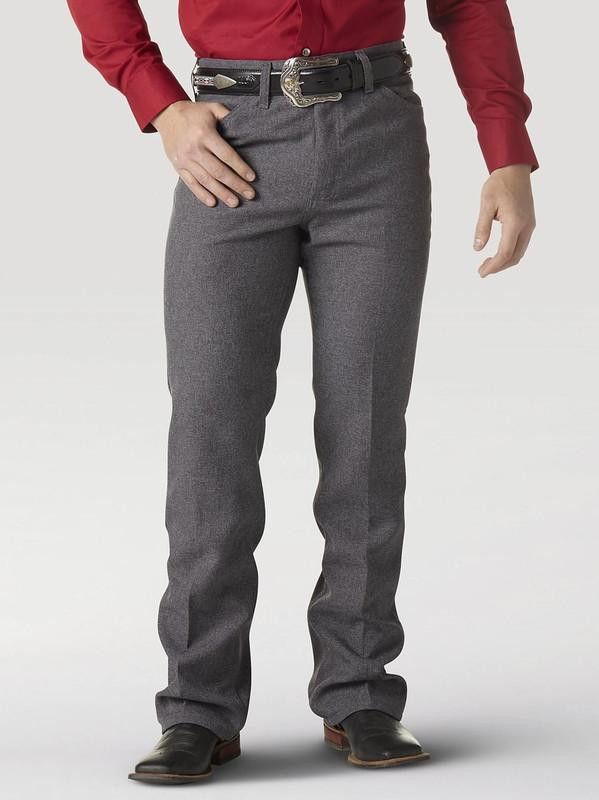 Wrangler Men Heather Grey Wrancher Dress Jean | JW Stores