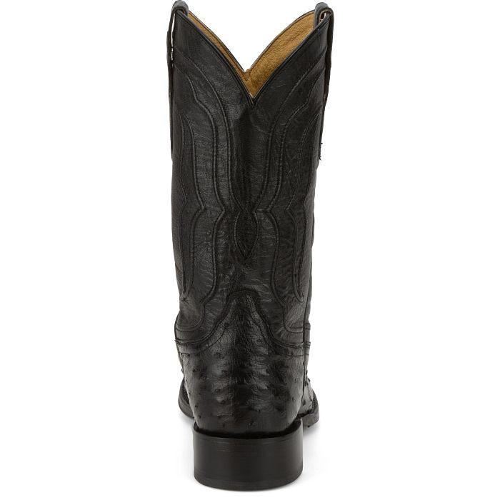 Tony Lama Men's Jet Black Ostrich Western Boot | JW Stores