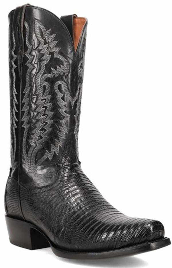 Dan Post Men's Black Exotic Lizard Ringold Boot | JW Stores