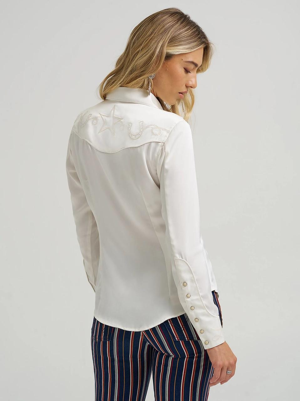 Wrangler Women Star White X Lainey Wilson Shirt | JW Stores