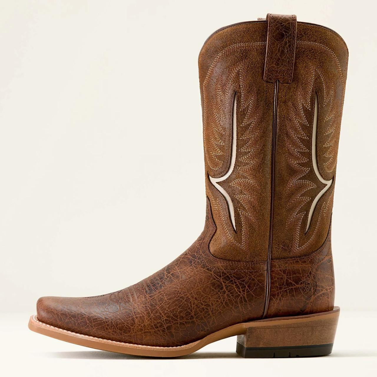 ariat tobacco boots Men's Cowhand VentTEK Western Boot Toffee The Ariat Mens Quantum Primo Western Boot is crafted with a full Ariat Men's Wiley Cowboy Boot
