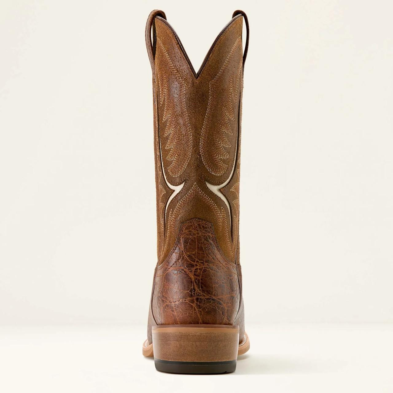 ariat tobacco boots Ariat Men's Brown Stadtler Performance Square Toe Western Boot