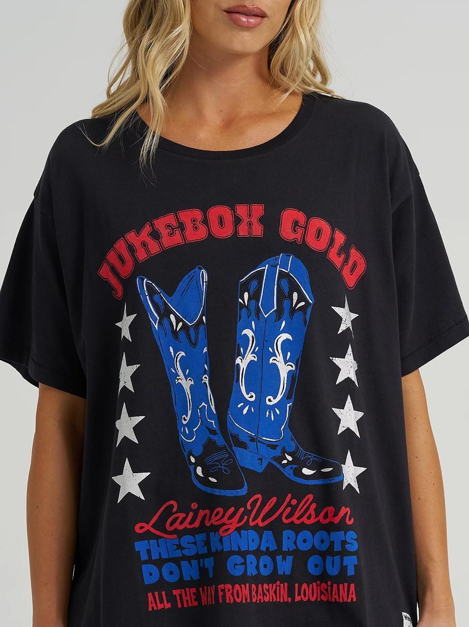 Wrangler Lainey Wilson Jukebox Oversized Tee | JW Stores