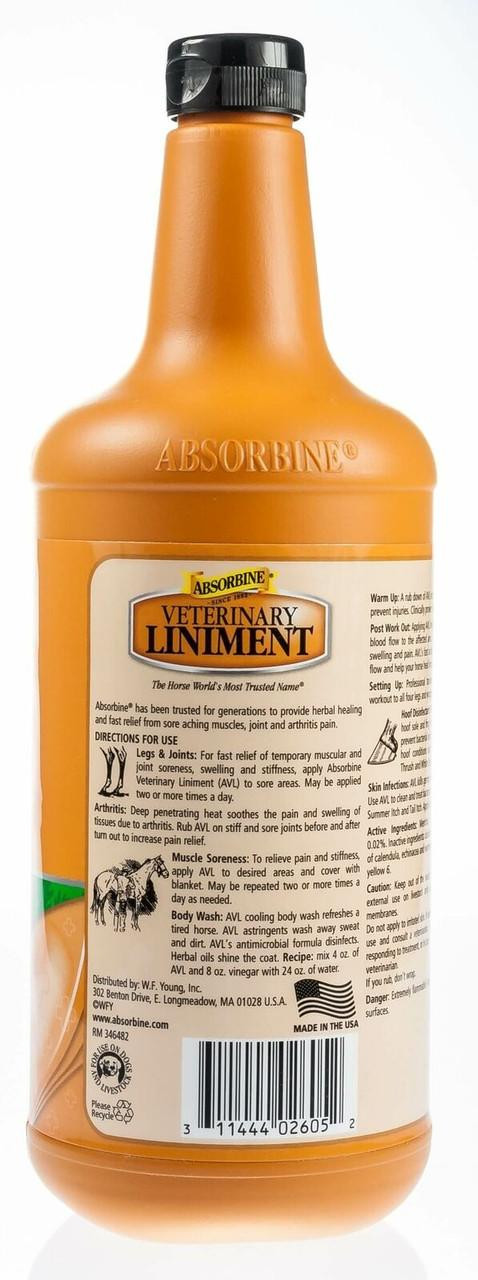 Absorbine Veterinary Liniment 32 Oz. | JW Stores