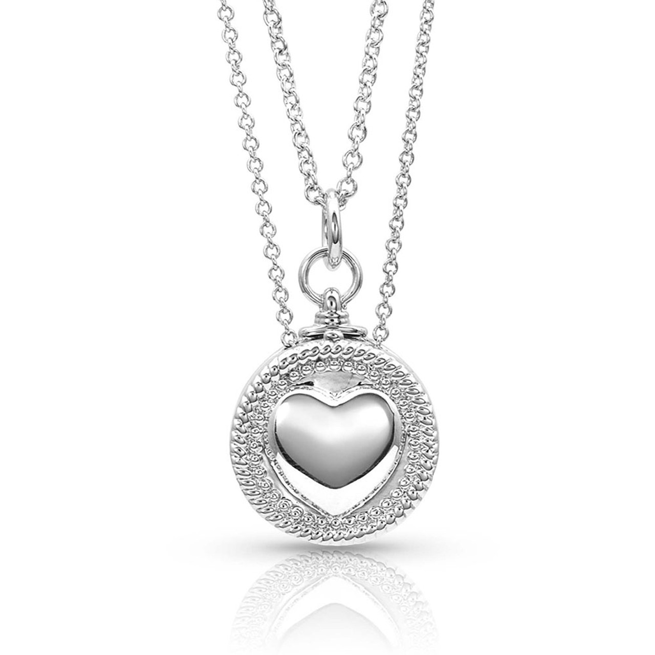 NIB PANDORA HEART LOCKET NECKLACE 390355CZ-90 BOX RETIRED VHTF BAGTAG  ADJUSTABLE | eBay