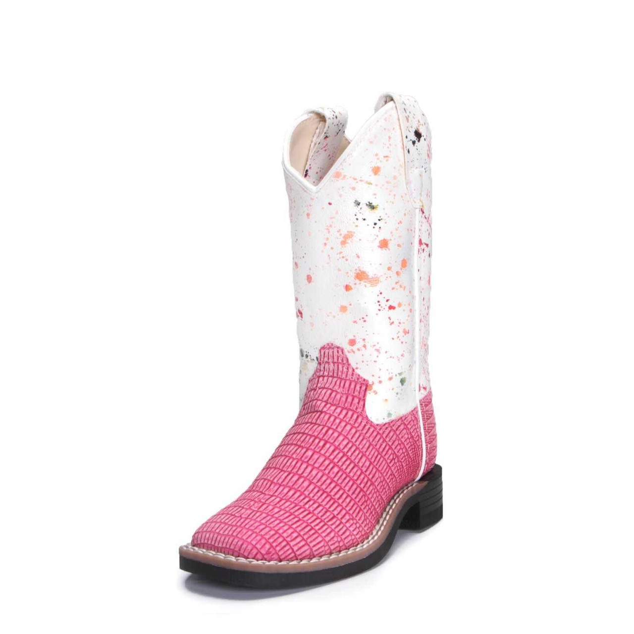 Children Western Kids Cowboy Boot,Red,6 M US Toddler : : Shoes &  Handbags
