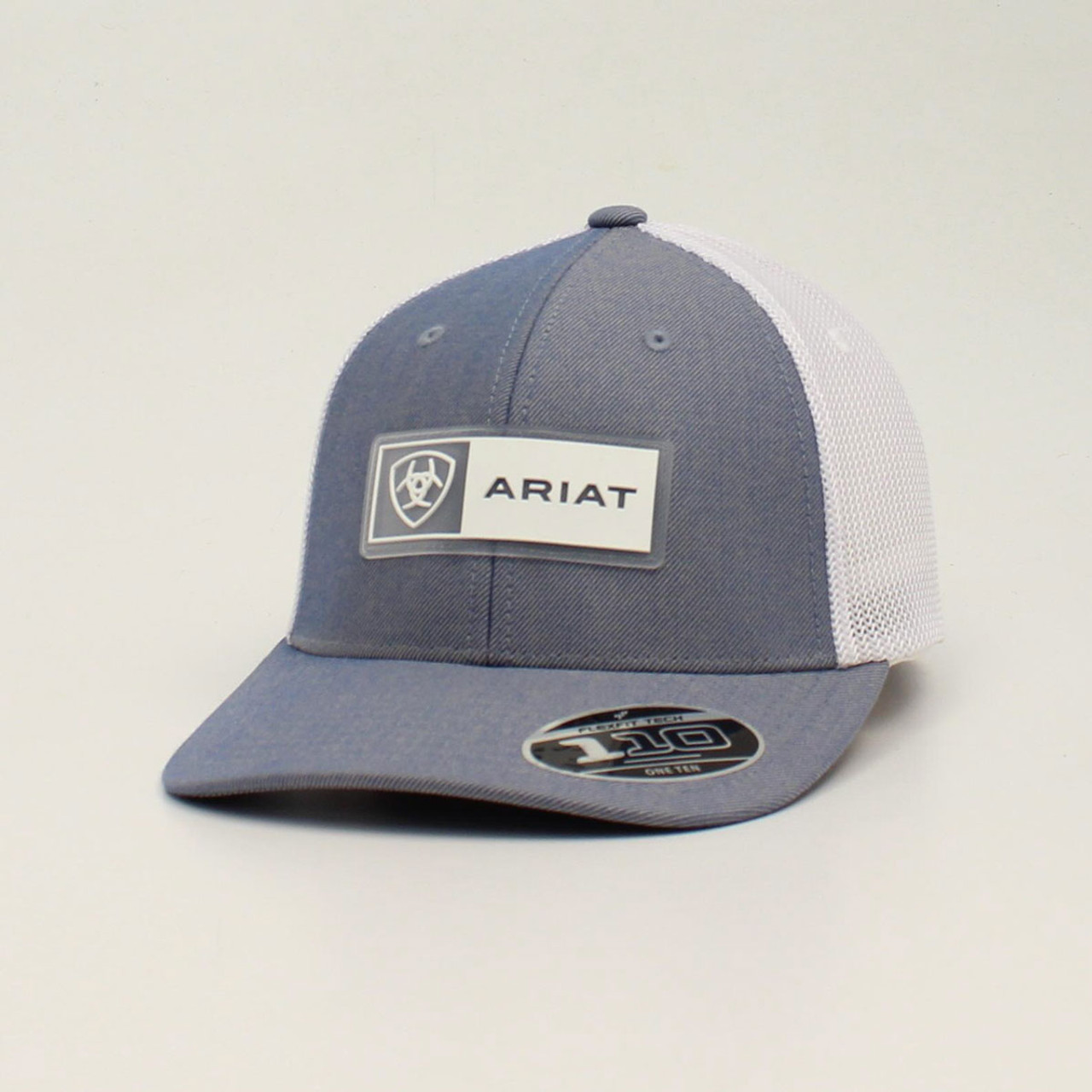 Cap Western FlexFit Logo Hat - Jackson\'s Ariat Light Blue Trucker