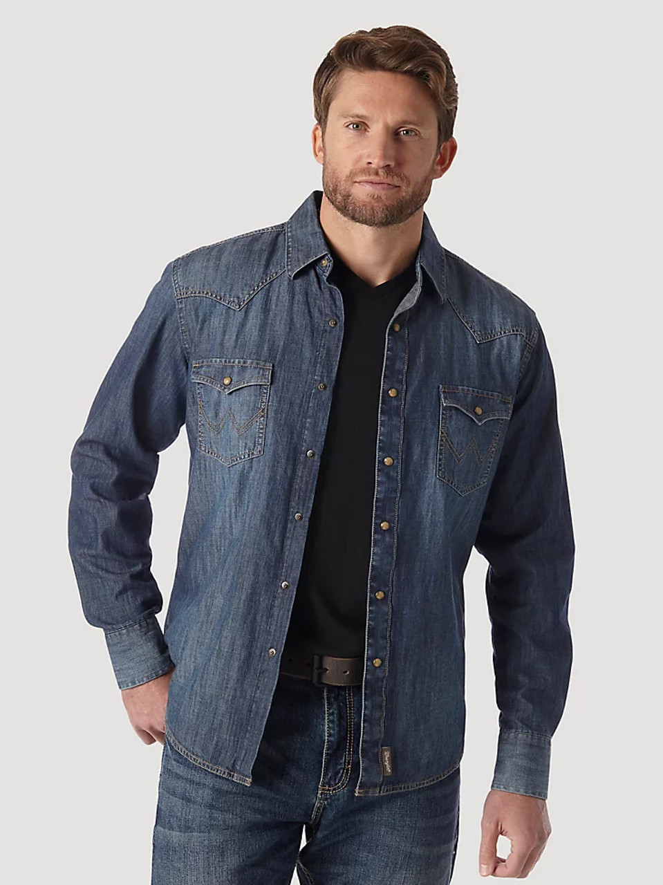 mens big and tall wrangler shirts