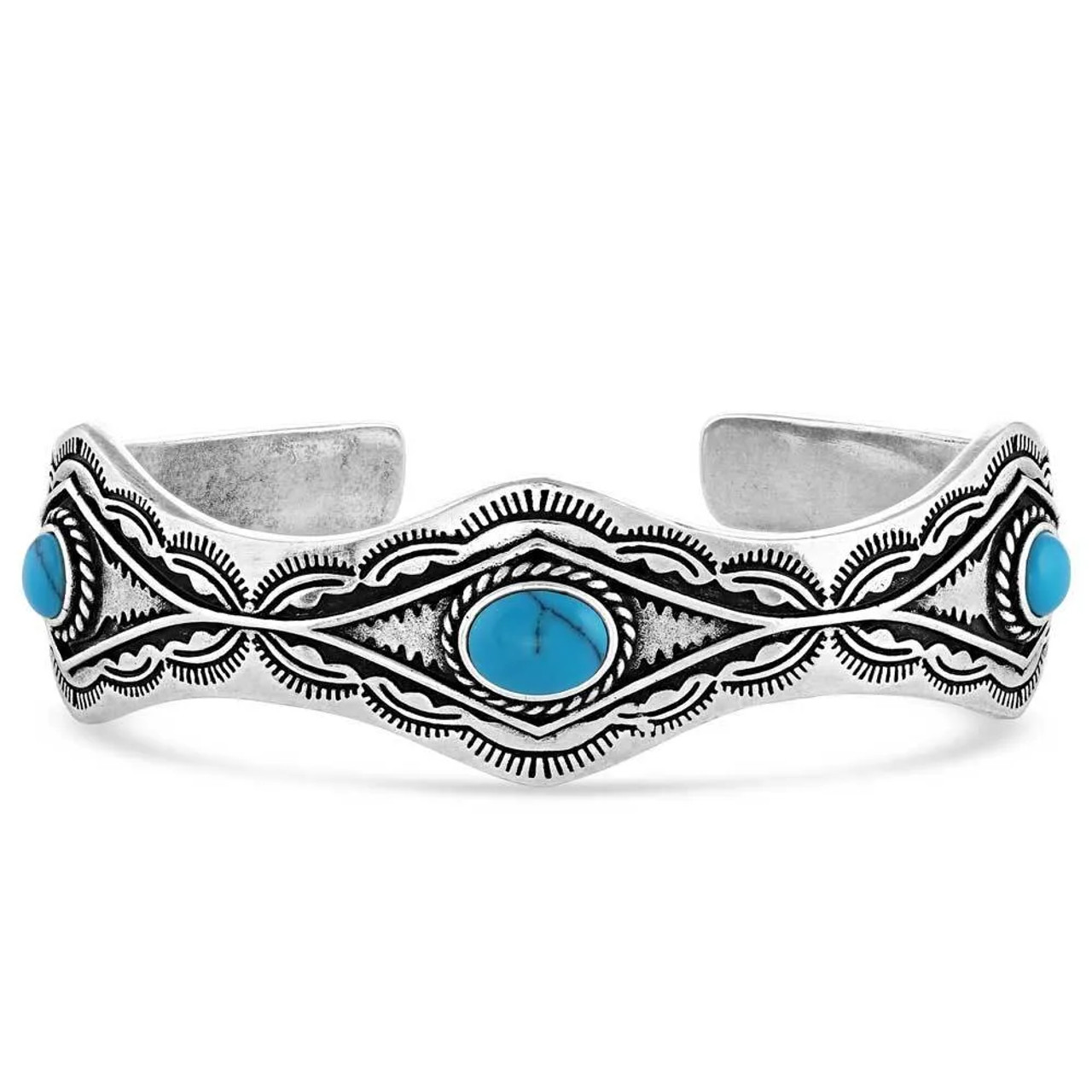 Montana Silversmiths Sparkling Wheat Crystal Cuff Bracelet BC5170 | Painted  Cowgirl Western Store