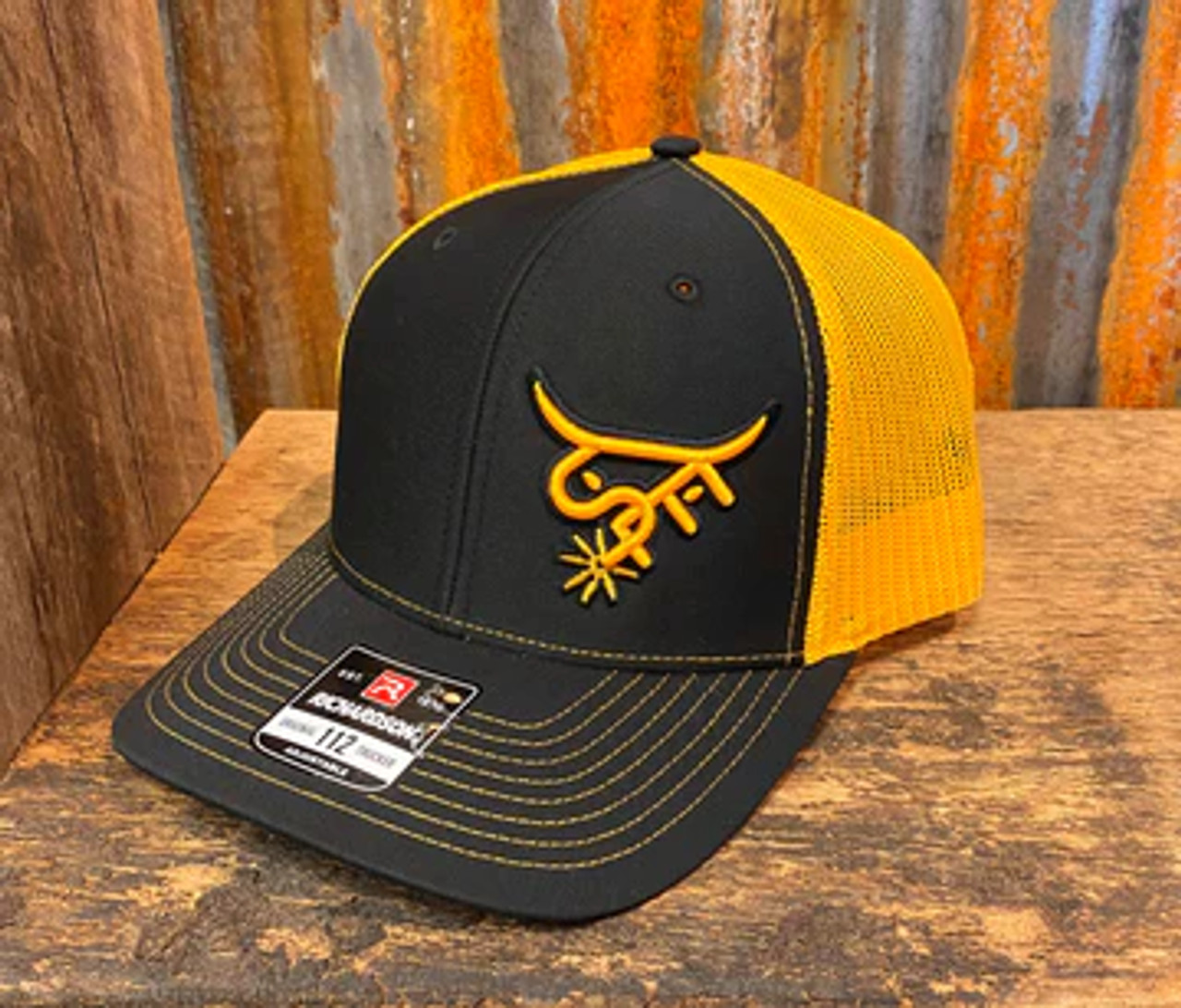 Spine Em Rodeo Yellow Jacket Trucker Hat Western Cap - Jackson's