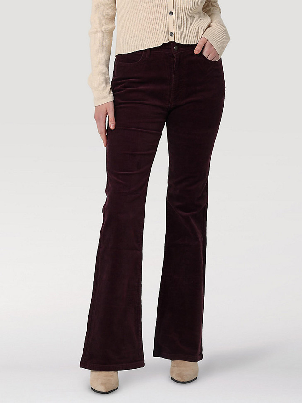 Womens Corduroy HighWaisted Pants  Leggings