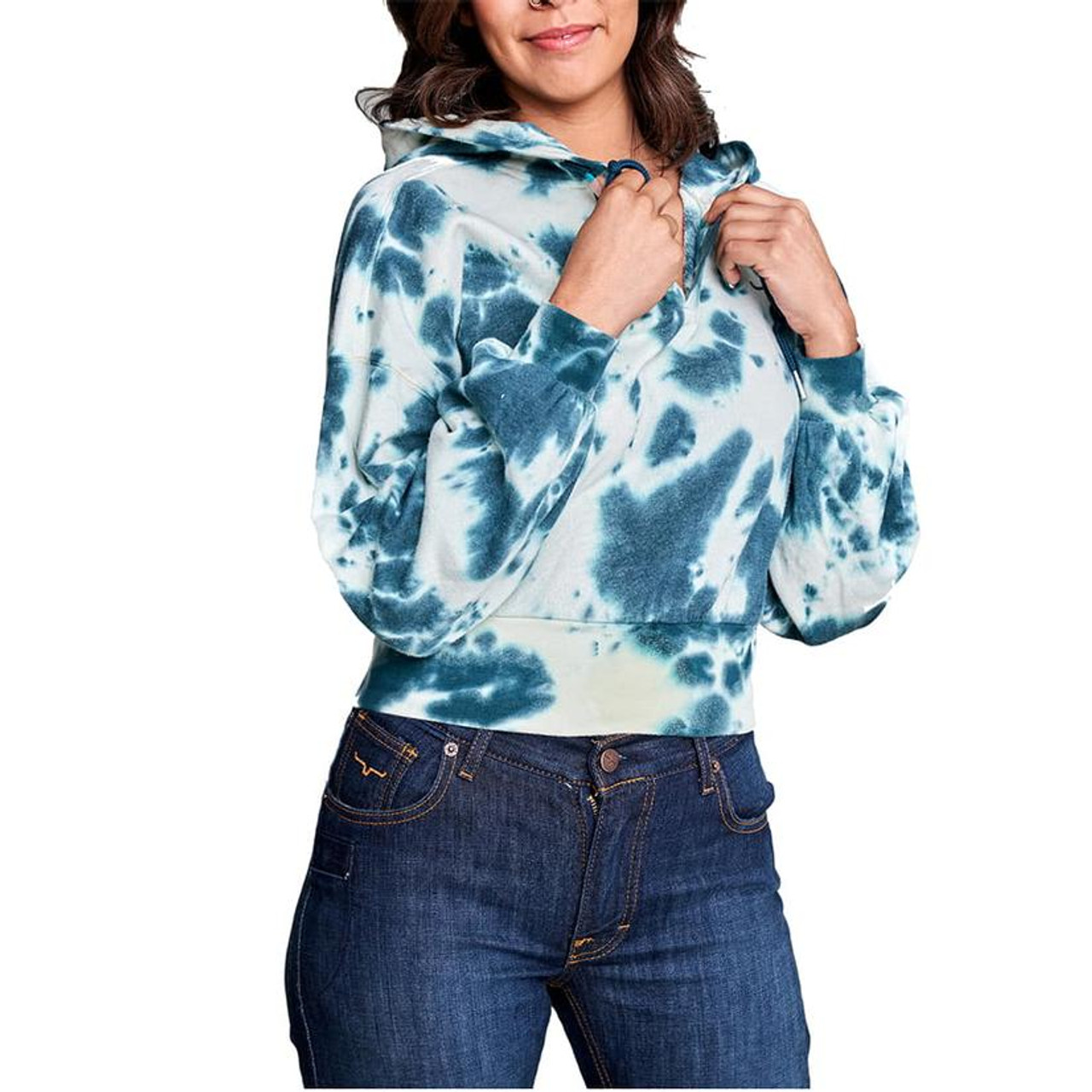 Teal tie hot sale dye sweatshirt