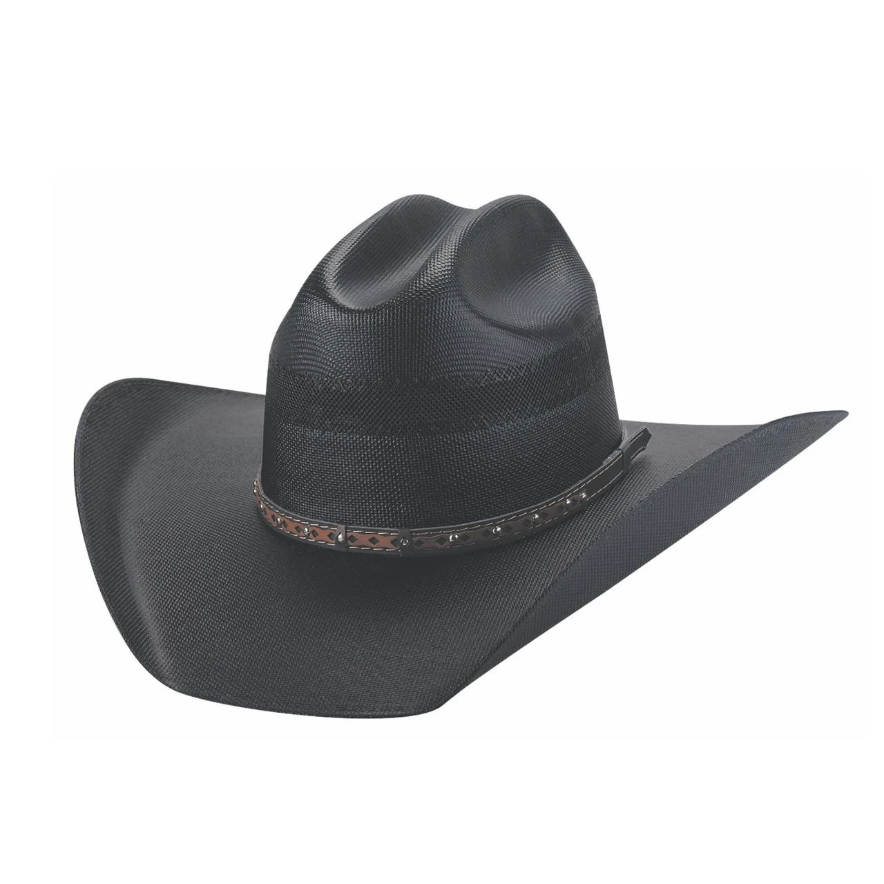 Bullhide Unisex Black 10X Straw Cowboy Hat | JW Stores display picture 1