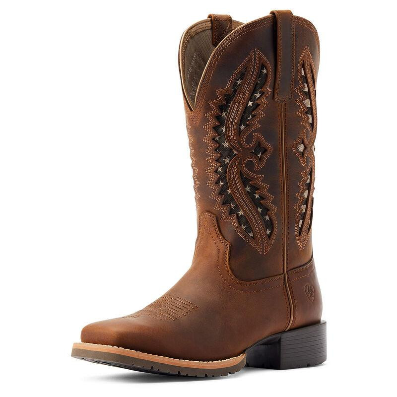 ARIAT ウエスタンブーツ　レディース24.5未使用 Ariat Women's Distressed Tan Hybrid Rancher Boot | JW Stores