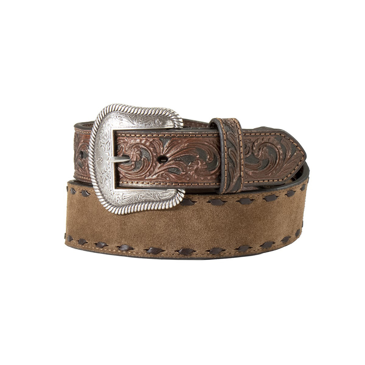 Unisex Distressed Buffalo Belt