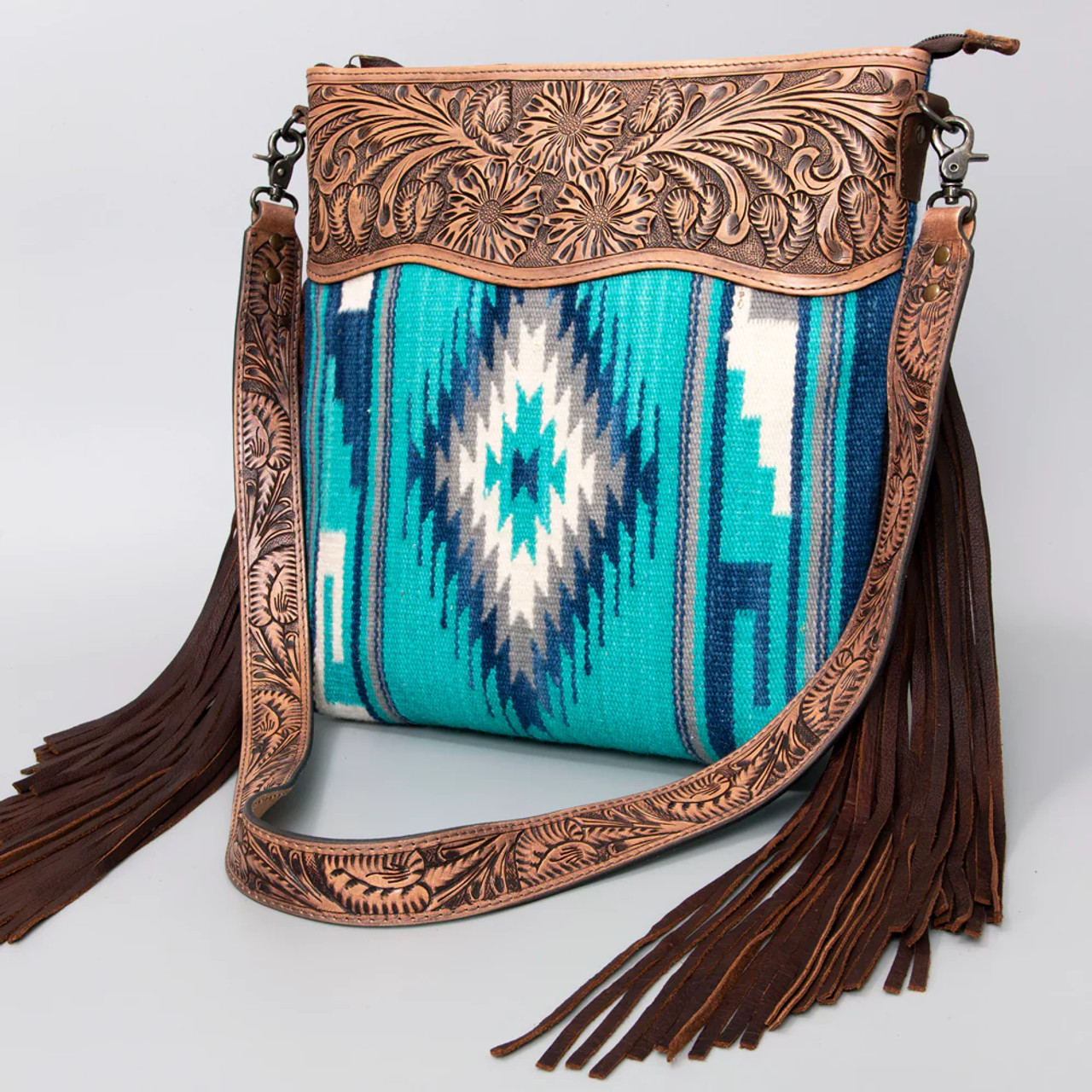 Turquoise crossbody 2024 bag