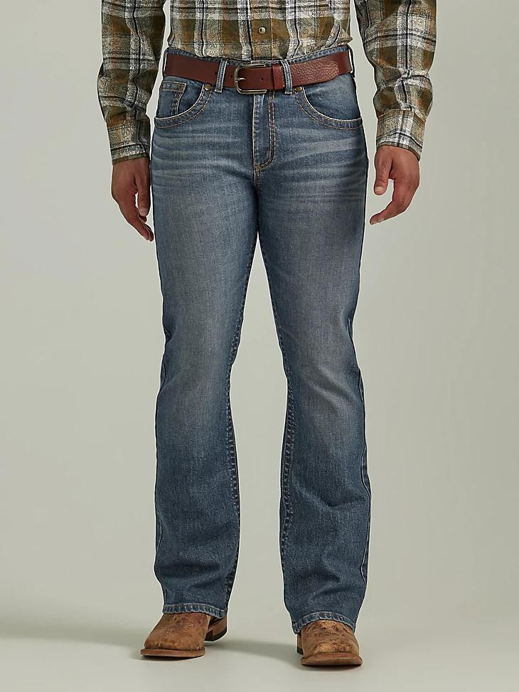 Wrangler Men's Abbey Way Slim Fit Bootcut Jean JW Stores