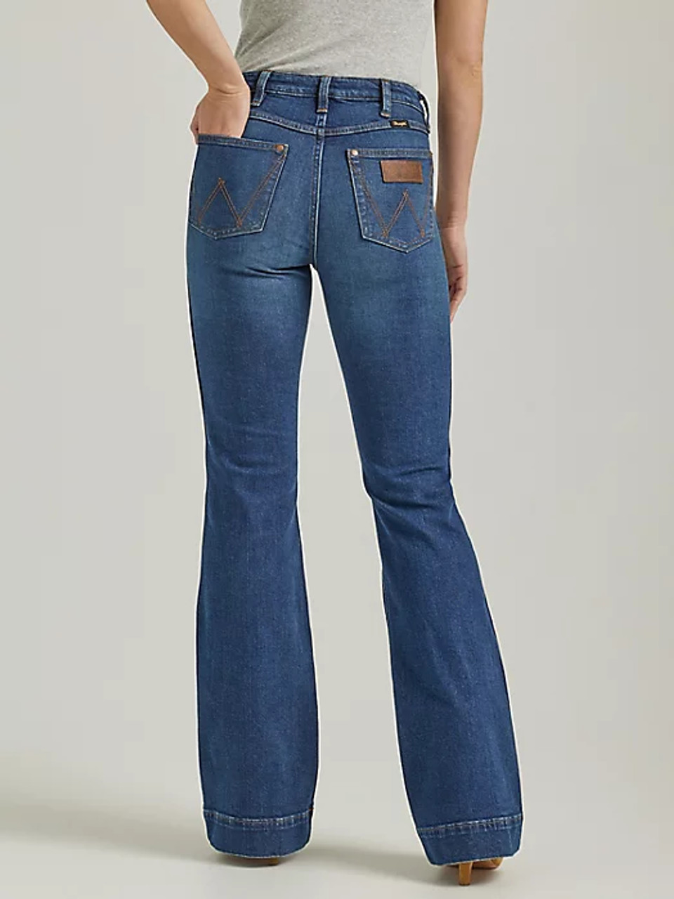 Women's Flare Leg Western Grimes Trouser Jeans by Stetson