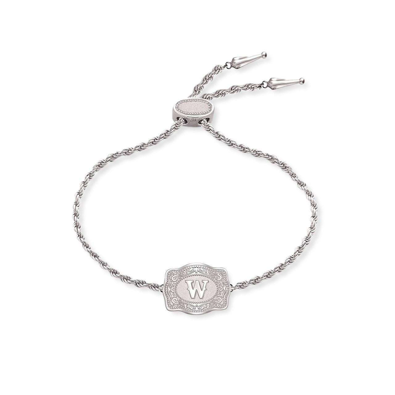 SpurWest Silver Initial 