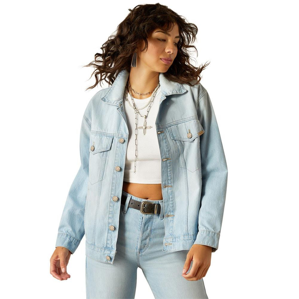 Ariat Women Zuma Oversized Trucker Denim Jacket | JW Stores