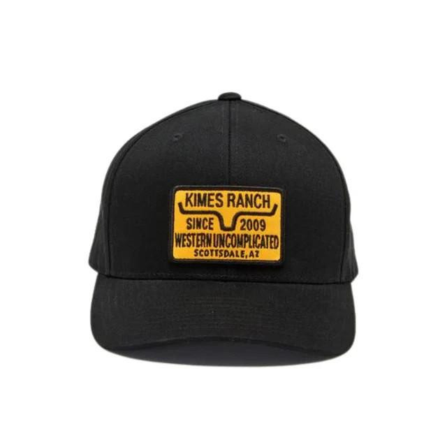 Kimes Ranch Black Hawk X-Fit Trucker Hat - Cotton Twill Cap