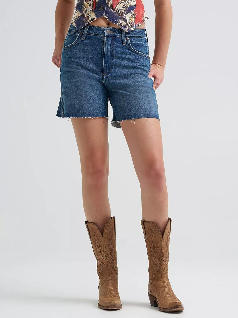 Wrangler Rodeo Shorts Women’s Wrangler Mid-Length Summer Cowboy Shorts
