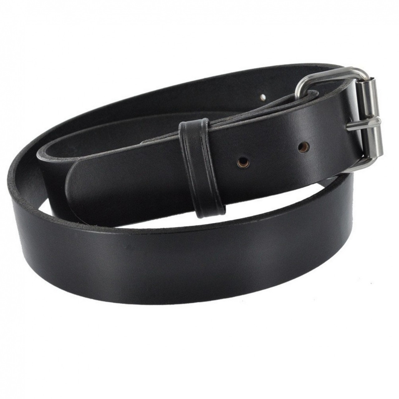 Amish-Made Casual/Work Leather Belts - 2 inch Wide - Black 50