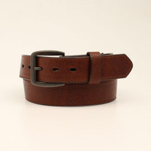 M & F Men's Dark Brown Work Belt 1 1/2" 