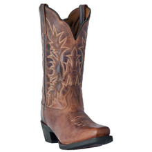Laredo Women's Tan Malinda Square Toe Cowgirl Boot