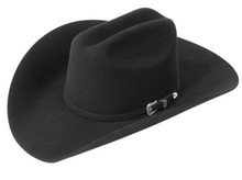 Bailey Unisex Black 4X Lightning Cowboy Hat