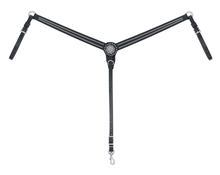 Weaver Back In Black Tapered Ring n Center Breast Collar Weaver Back In Black Tapered Ring n Center Breast Collar
