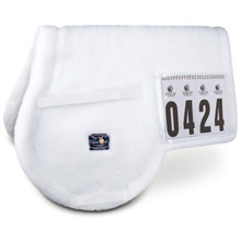 SUPERQUILT Toklat SuperQuilt Unisex White General Purpose Number Saddle Pad SUPERQUILT Toklat SuperQuilt Unisex White General Purpose Number Saddle Pad