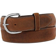 LEEGIN JUSTIN MEN'S BROWN CLASSIC WESTERN BELT 53709 