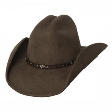 BULLHIDE Bullhide Men's Brown Wagoneer Wool Western Cowboy Hat BULLHIDE Bullhide Men's Brown Wagoneer Wool Western Cowboy Hat