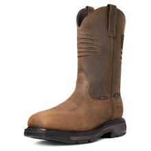 Ariat Men's WorkHog XT Patriot Waterproof Carbon Toe Work Boot - Distressed Brown