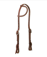 Weaver Working Tack Quick Change Sliding Ear Leather Headstall