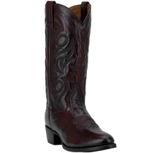 DAN POST Dan Post Men's Black Cherry Milwaukee R Toe Western Leather Boot DAN POST Dan Post Men's Black Cherry Milwaukee R Toe Western Leather Boot