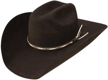 RESISTOL HATS Resistol Unisex Chocolate Amarillo Sky 4X Wool Felt Cowboy Hat RESISTOL HATS Resistol Unisex Chocolate Amarillo Sky 4X Wool Felt Cowboy Hat