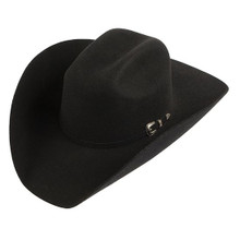 Stetson Men's Black 3X Stallion Fullerton Felt Cowboy Hat