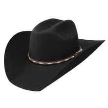 RESISTOL HATS Resistol Unisex Black Amarillo Sky 4X Wool Felt Cowboy Hat 