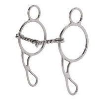 WEAVER Weaver 5" Twisted Wire Gag Bit Snaffle WEAVER Weaver 5" Twisted Wire Gag Bit Snaffle