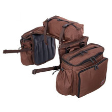 REINSMAN Reinsman Brown Deluxe Insulated Cooler Saddle Bag REINSMAN Reinsman Brown Deluxe Insulated Cooler Saddle Bag