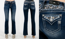 MISS ME Miss Me Women's Houndstooth Chloe Bootcut Western Jeans MISS ME Miss Me Women's Houndstooth Chloe Bootcut Western Jeans