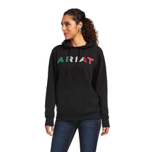 Ariat Women's Black Mexico Logo Pullover Hoodie