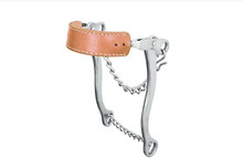 Weaver Hackamore Flat Leather Noseband Western Bit