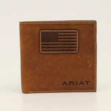 M & F Ariat US Flag Patriot Leather Wallet M & F Ariat US Flag Patriot Leather Wallet