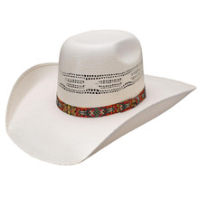 RESISTOL HATS Resistol Hooey Unisex Natural Straw Rocker Cowboy Hat RESISTOL HATS Resistol Hooey Unisex Natural Straw Rocker Cowboy Hat