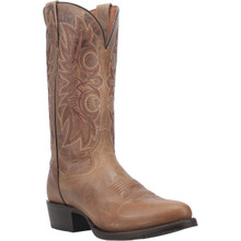 DAN POST Dan Post Men's Tan Cottonwood Taupe R- Toe Western Leather Boot DAN POST Dan Post Men's Tan Cottonwood Taupe R- Toe Western Leather Boot