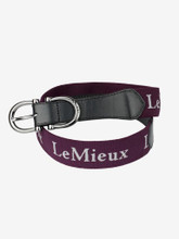 LEMIEUX  LeMieux Elasticated Belt Fig Purple  